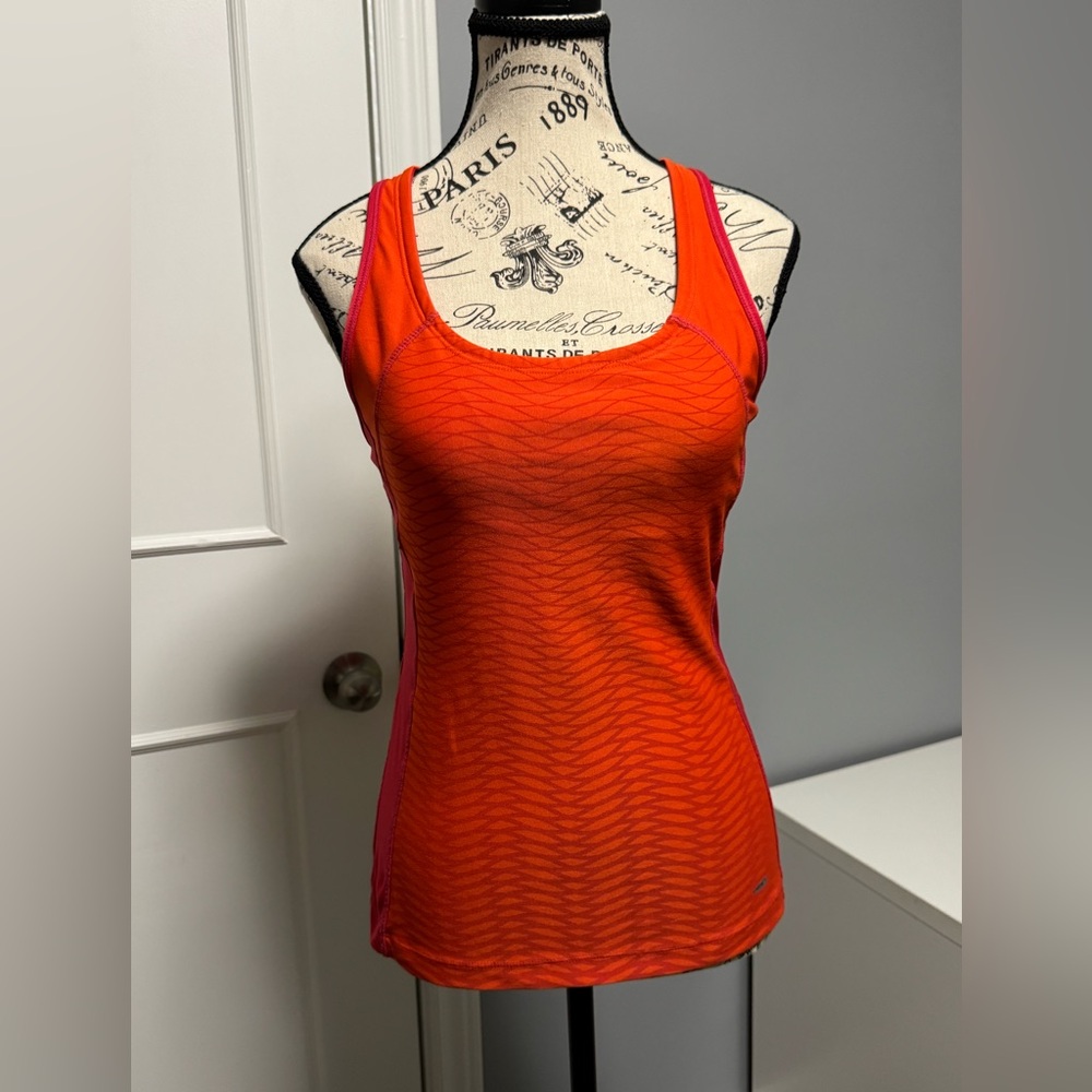 Athletic Works Vibrant Orange Tank Top - Small